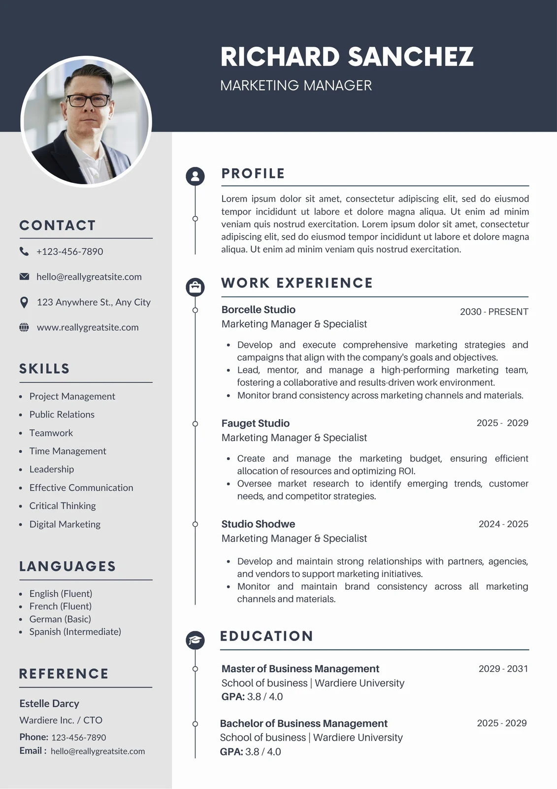 Modern Resume Template